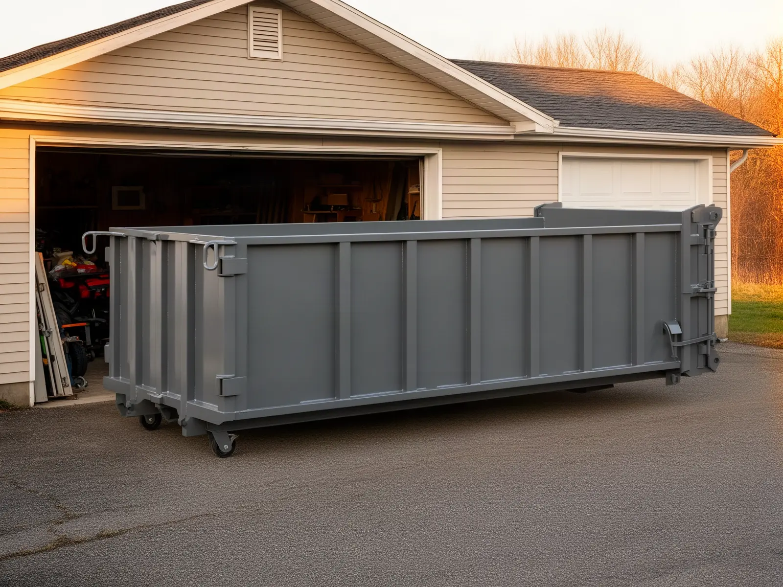 Roll-off dumpster from Tom's Burlington Dumpsters LLC in Burlington, VT